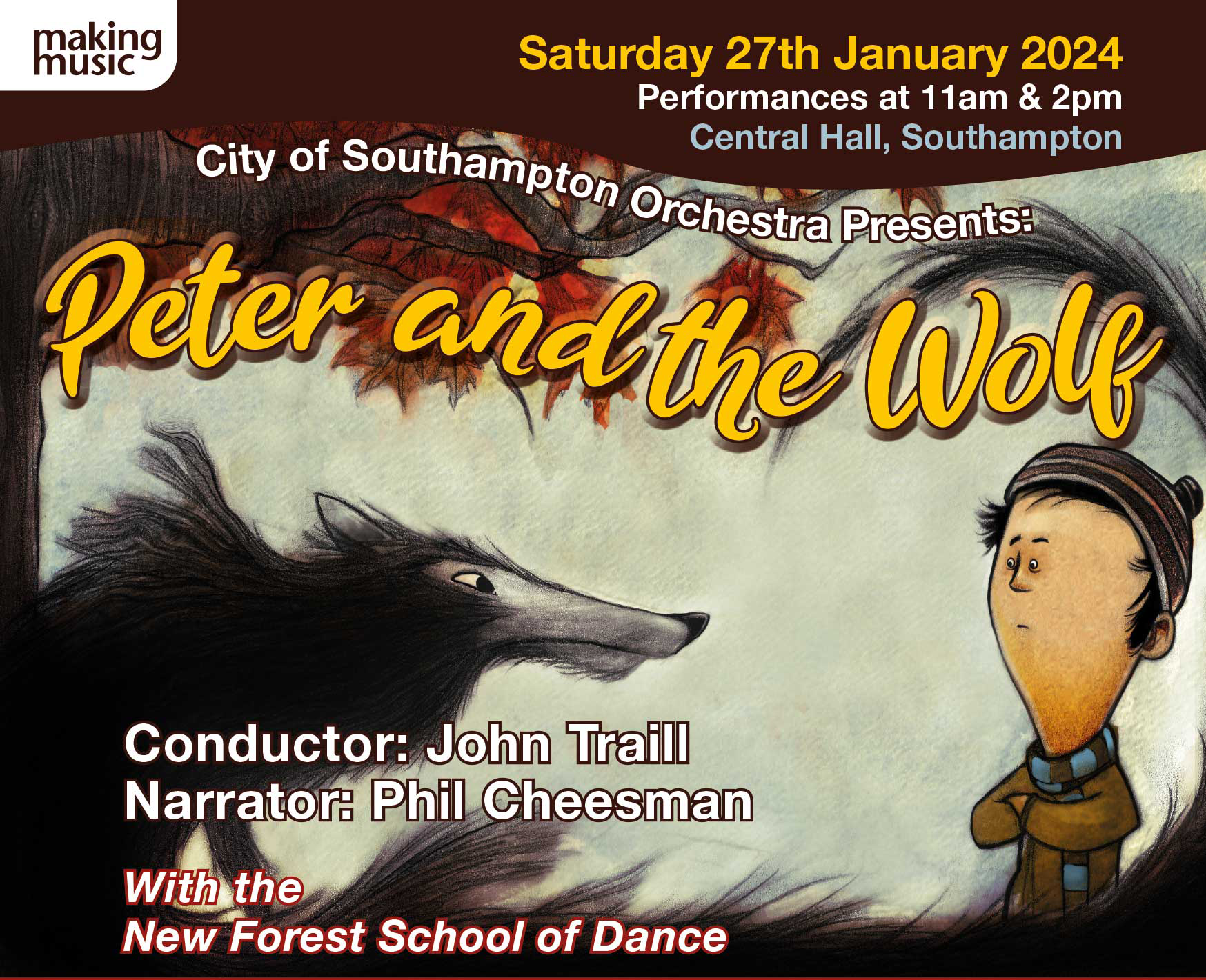 poster for Peter and the wolf